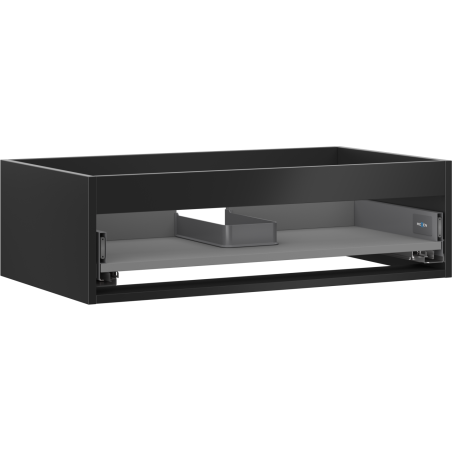 Mexen Box-A Cabinet Body Under-Sink 80 cm, 1 Drawer, Matte Black - 91AX0-0800-235-1-71