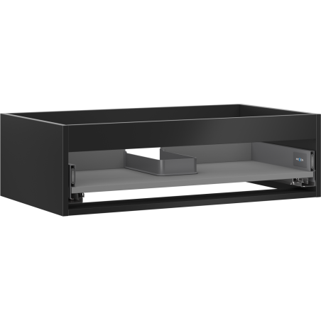 Mexen Box-A cabinet carcass under sink 80 cm, 1 drawer, matte black - 91AX0-0800-235-1-71