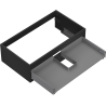 Mexen Box-A Cabinet Body Under-Sink 80 cm, 1 Drawer, Matte Black - 91AX0-0800-235-1-71