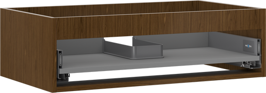 Mexen Box-A cabinet body for washbasin 80 cm, 1 drawer, walnut - 91AX0-0800-235-1-86