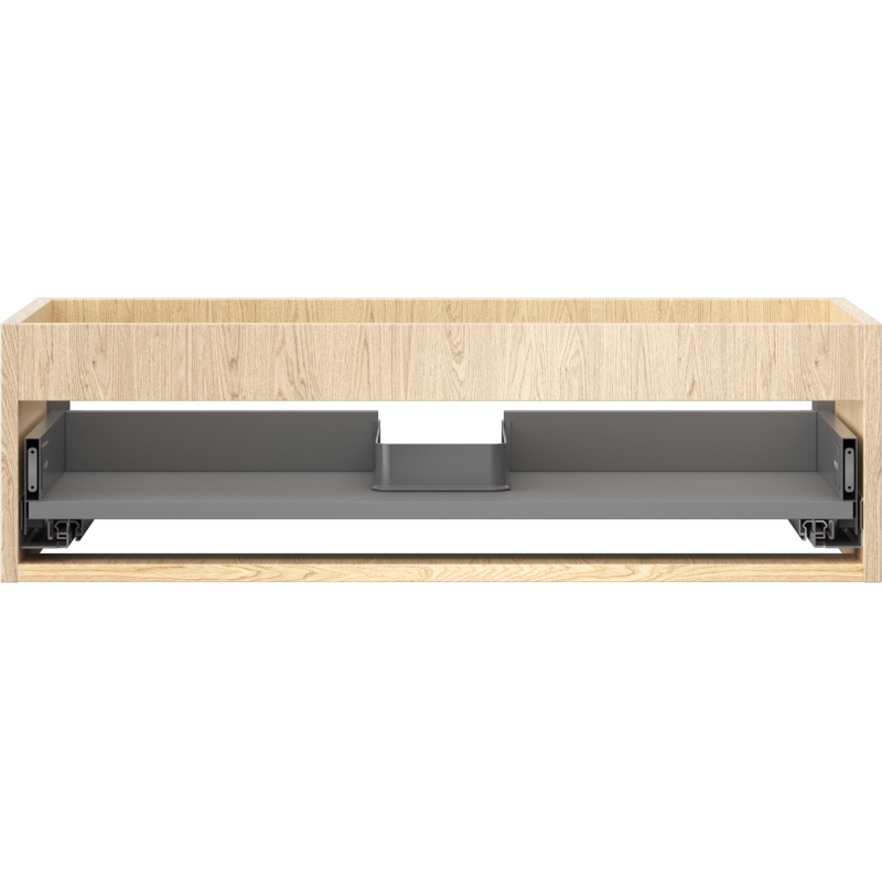 Mexen Box-A 80 cm Washbasin Cabinet Body, 1 Drawer, Oak - 91AX0-0800-235-1-81