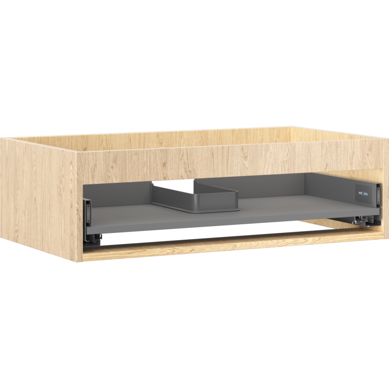 Mexen Box-A 80 cm Washbasin Cabinet Body, 1 Drawer, Oak - 91AX0-0800-235-1-81