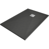 Mexen Stone+ rectangular composite shower tray 140 x 90 cm, Anthracite - 44719014
