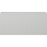 Mexen Rivel bathroom cabinet under sink 100 cm, 1 drawer, grooved, matte gray - 91A20-10047-1-BF62