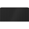 Mexen Rivel bathroom cabinet for a 100 cm washbasin, 1 drawer, fluted, matte black - 91A20-10047-1-BF71