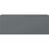 Mexen Rivel bathroom cabinet for sink 120 cm, 1 drawer, fluted, matte graphite - 91A20-12047-1-BF66