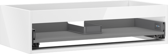 Mexen Box-A Cabinet Unit 90 cm, 1 Drawer, High Gloss White - 91AX0-0900-235-1-00