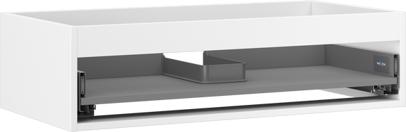 Mexen Box-A cabinet body for washbasin 90 cm, 1 drawer, white matt - 91AX0-0900-235-1-01