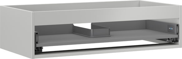Mexen Box-A cabinet unit for washbasin 90 cm, 1 drawer, grey matte - 91AX0-0900-235-1-62