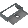 Mexen Box-A cabinet carcass under washbasin 90 cm, 1 drawer, matte graphite - 91AX0-0900-235-1-66