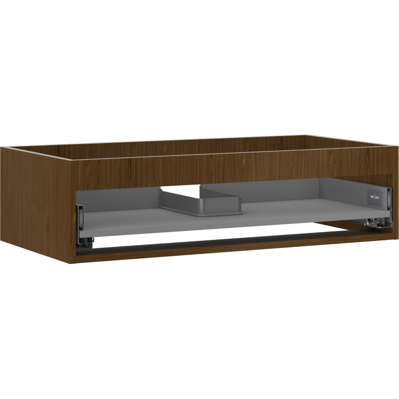 Mexen Box-A sink cabinet body 90 cm, 1 drawer, walnut - 91AX0-0900-235-1-86