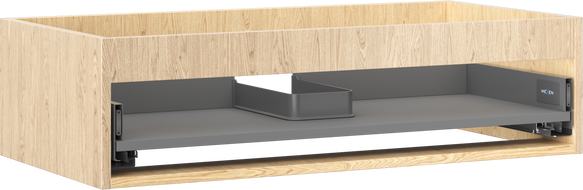 Mexen Box-A vanity cabinet body 90 cm, 1 drawer, oak - 91AX0-0900-235-1-81