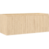Mexen Rivel bathroom cabinet under-sink 120 cm, 1 drawer, grooved, oak - 91A20-12047-1-BF81