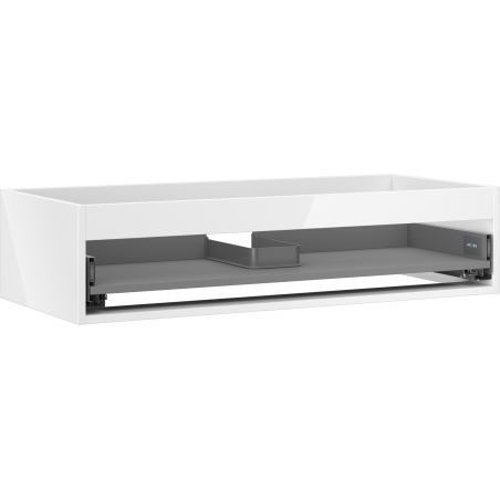 Mexen Box-A vanity cabinet body 100 cm, 1 drawer, white gloss - 91AX0-1000-235-1-00