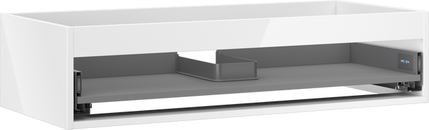 Mexen Box-A vanity cabinet corpus 100 cm, 1 drawer, white gloss - 91AX0-1000-235-1-00