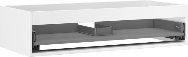 Mexen Box-A 100 cm Vanity Cabinet Body, 1 Drawer, White Matte - 91AX0-1000-235-1-01