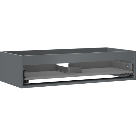 Mexen Box-A 100 cm Vanity Cabinet Body, 1 Drawer, Matte Graphite - 91AX0-1000-235-1-66
