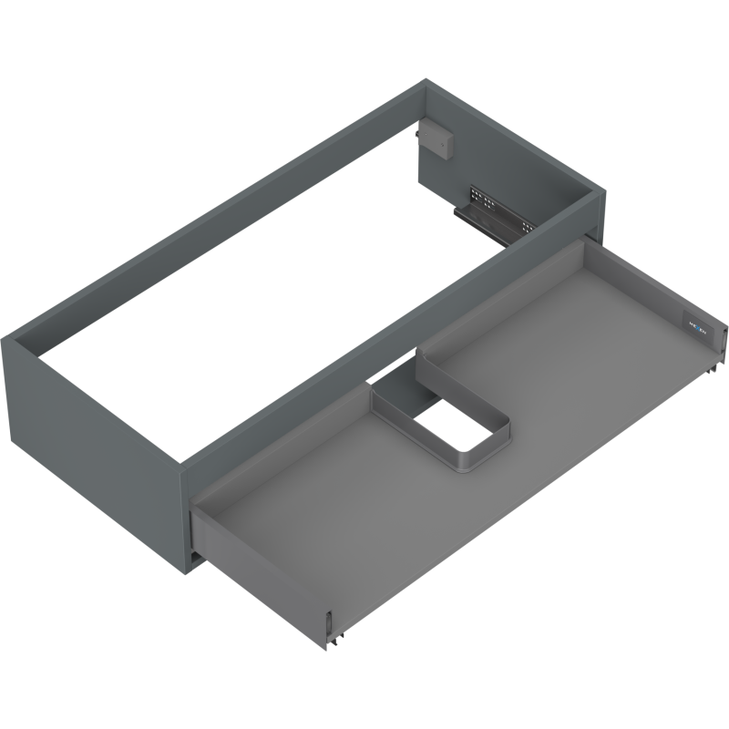 Mexen Box-A cabinet body for washbasin 100 cm, 1 drawer, matte graphite - 91AX0-1000-235-1-66