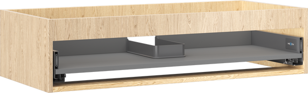 Mexen Box-A Cabinet Body 100 cm, 1 Drawer, Oak - 91AX0-1000-235-1-81