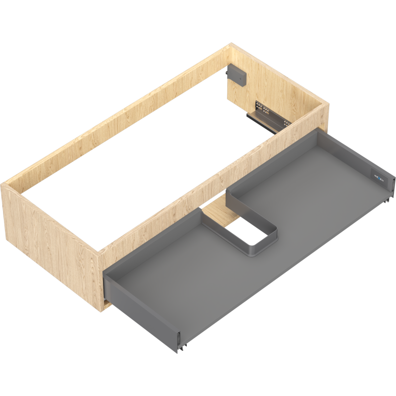 Mexen Box-A base cabinet for washbasin 100 cm, 1 drawer, oak - 91AX0-1000-235-1-81