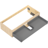 Mexen Box-A Cabinet Body 100 cm, 1 Drawer, Oak - 91AX0-1000-235-1-81