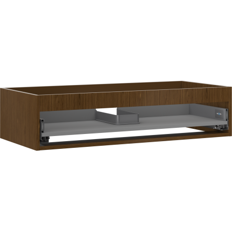 Mexen Box-A Cabinet Base for Sink 100 cm, 1 Drawer, Walnut - 91AX0-1000-235-1-86