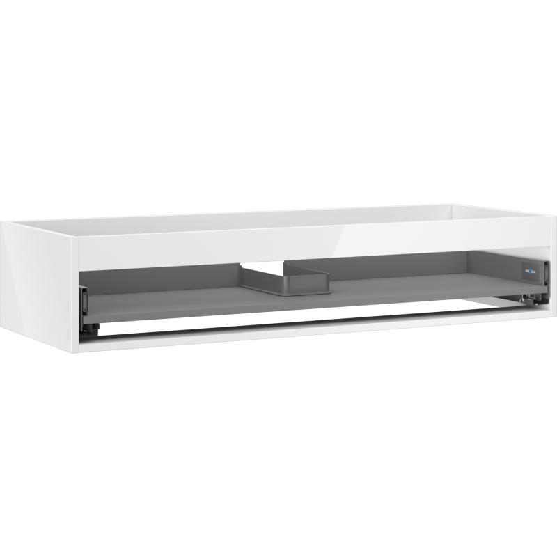 Mexen Box-A vanity cabinet corpus 120 cm, 1 drawer, white gloss - 91AX0-1200-235-1-00