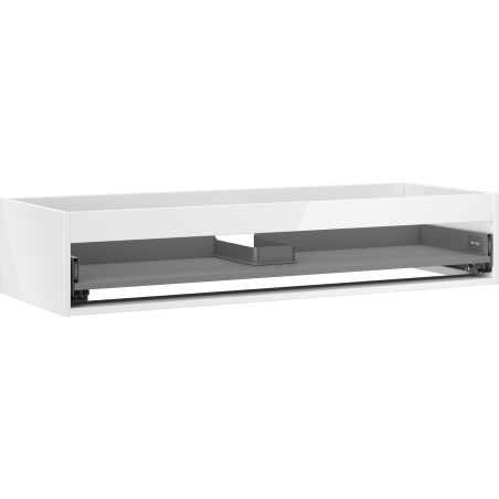Mexen Box-A vanity cabinet corpus 120 cm, 1 drawer, white gloss - 91AX0-1200-235-1-00