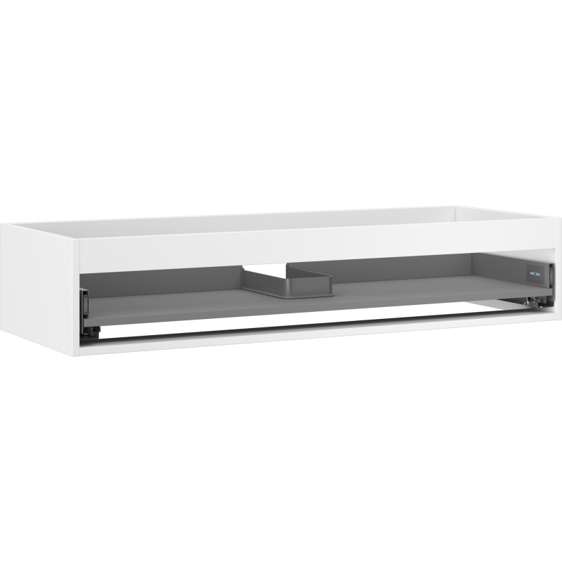 Mexen Box-A vanity cabinet frame 120 cm, 1 drawer, matte white - 91AX0-1200-235-1-01