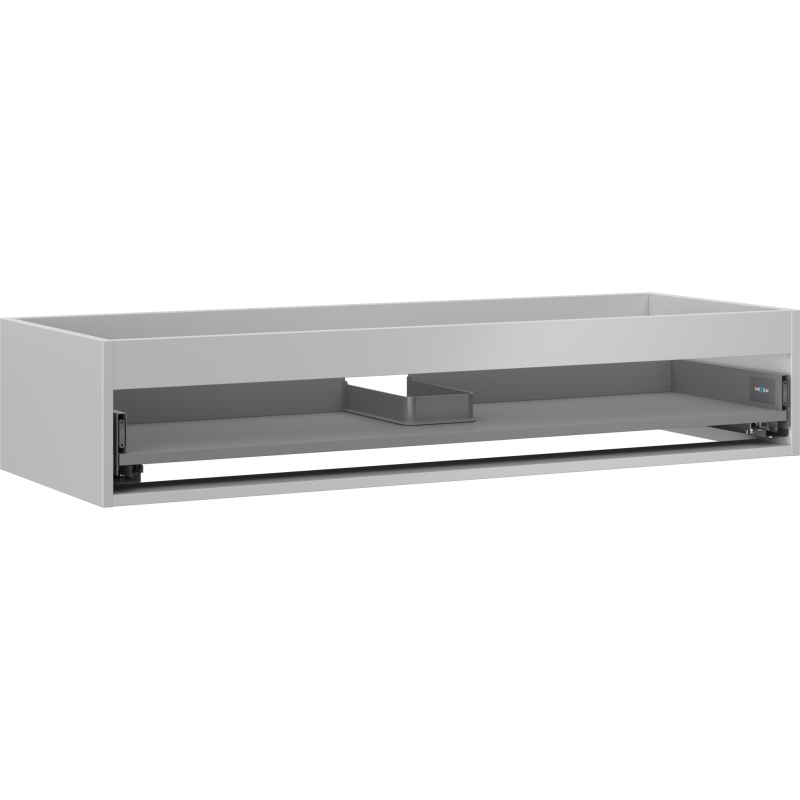 Mexen Box-A Cabinet Under Sink, 120 cm, 1 Drawer, Gray Matte - 91AX0-1200-235-1-62