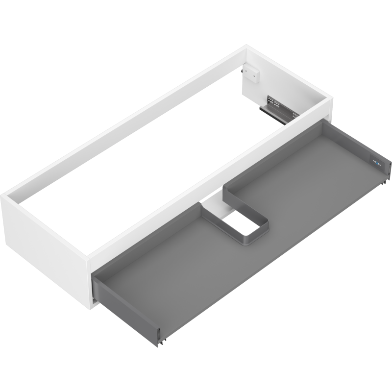 Mexen Box-A 120 cm Sink Cabinet Frame, 1 Drawer, Matt White - 91AX0-1200-235-1-01