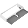Mexen Box-A vanity cabinet frame 120 cm, 1 drawer, matte white - 91AX0-1200-235-1-01