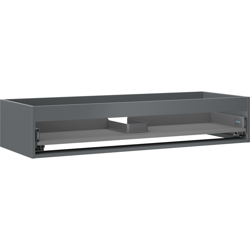 Mexen Box-A cabinet under sink 120 cm, 1 drawer, matte graphite - 91AX0-1200-235-1-66