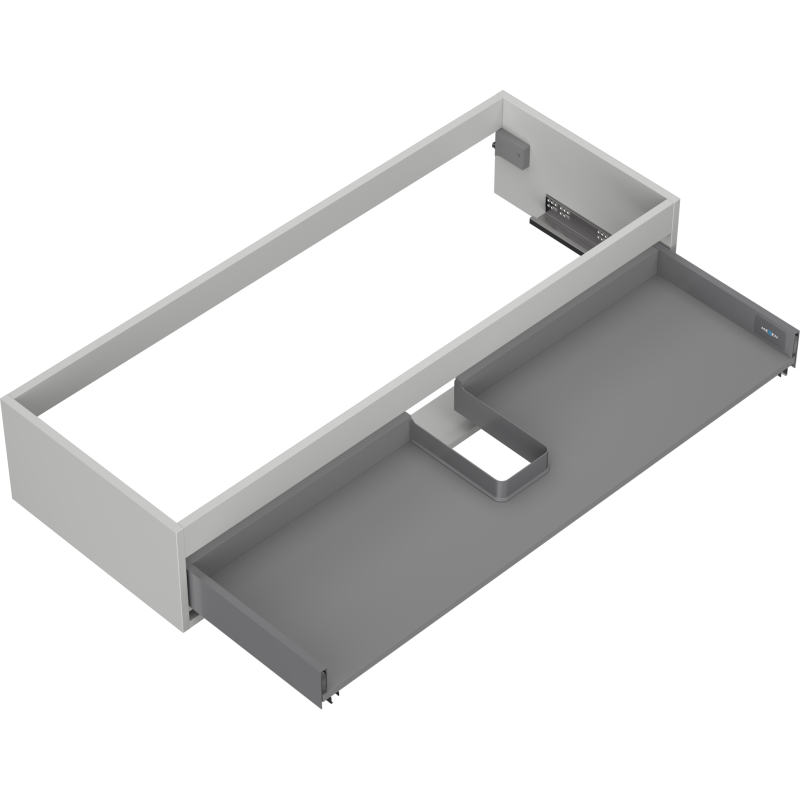 Mexen Box-A unit body for washbasin 120 cm, 1 drawer, matte grey - 91AX0-1200-235-1-62