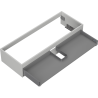 Mexen Box-A Cabinet Under Sink, 120 cm, 1 Drawer, Gray Matte - 91AX0-1200-235-1-62