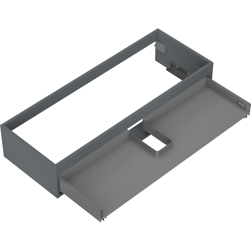 Mexen Box-A Cabinet Unit for Sink 120 cm, 1 Drawer, Matt Graphite - 91AX0-1200-235-1-66