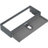Mexen Box-A cabinet under sink 120 cm, 1 drawer, matte graphite - 91AX0-1200-235-1-66