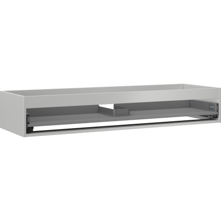 Mexen Box-A 140 cm bathroom cabinet body, 1 drawer, gray matte - 91AX0-1400-235-1-62