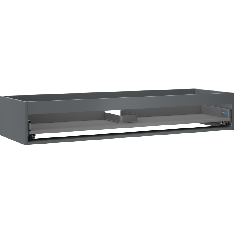 Mexen Box-A cabinet under sink 140 cm, 1 drawer, matte graphite - 91AX0-1400-235-1-66