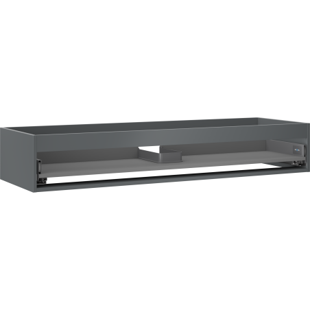 Mexen Box-A cabinet under sink 140 cm, 1 drawer, matte graphite - 91AX0-1400-235-1-66