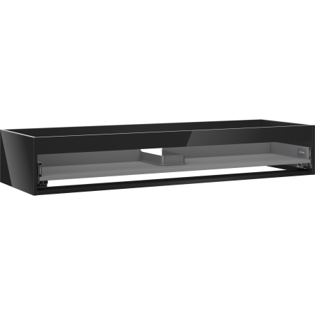 Mexen Box-A cabinet frame for under-sink 140 cm, 1 drawer, black gloss - 91AX0-1400-235-1-70