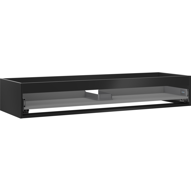 Mexen Box-A cabinet body under sink 140 cm, 1 drawer, black matte - 91AX0-1400-235-1-71