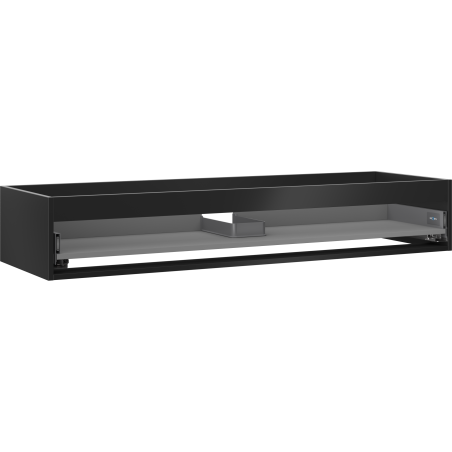 Mexen Box-A cabinet body for washbasin 140 cm, 1 drawer, matte black - 91AX0-1400-235-1-71