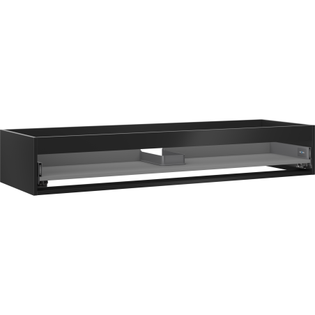 Mexen Box-A cabinet body under sink 140 cm, 1 drawer, black matte - 91AX0-1400-235-1-71