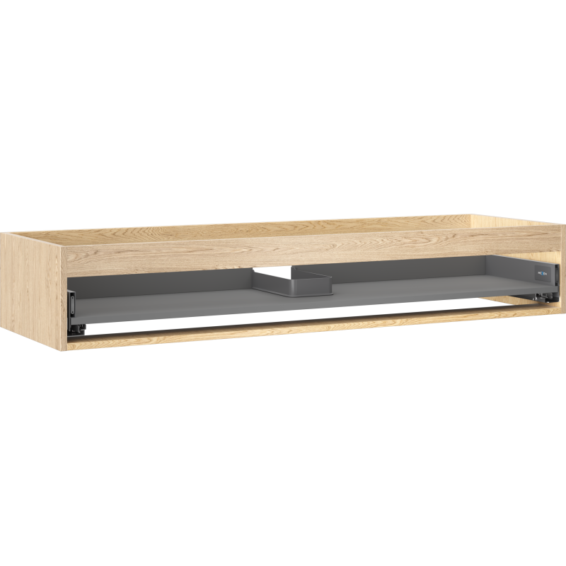 Mexen Box-A under-sink cabinet frame 140 cm, 1 drawer, oak - 91AX0-1400-235-1-81