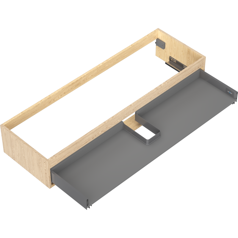 Mexen Box-A cabinet body under sink 140 cm, 1 drawer, oak - 91AX0-1400-235-1-81