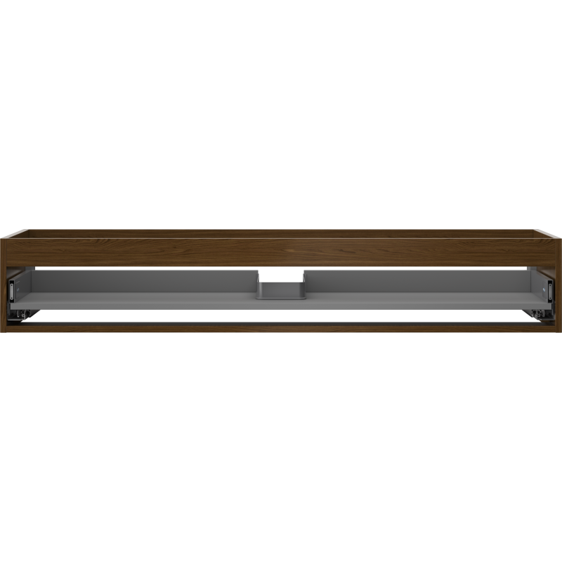 Mexen Box-A cabinet body for washbasin 140 cm, 1 drawer, walnut - 91AX0-1400-235-1-86