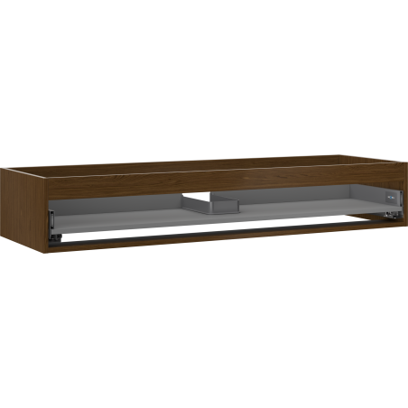 Mexen Box-A cabinet base for washbasin 140 cm, 1 drawer, walnut - 91AX0-1400-235-1-86