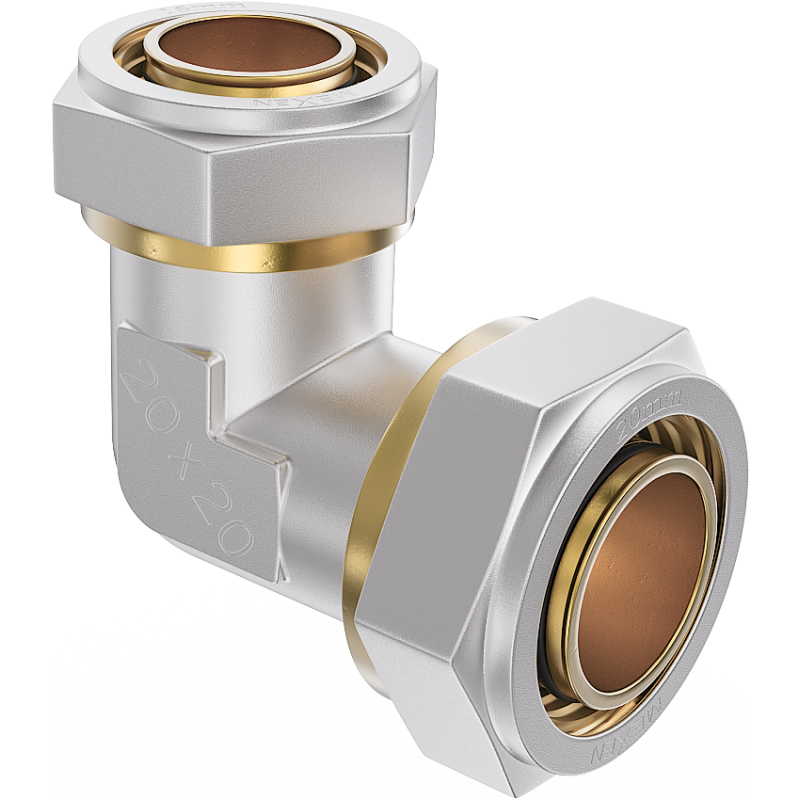 Mexen PEX-S screwable reducing elbow PEX 20 x 16 - W97225-2016-00