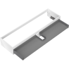 Mexen Box-A 160 cm Vanity Cabinet Body, 1 Drawer, White Gloss - 91AX0-1600-235-1-00